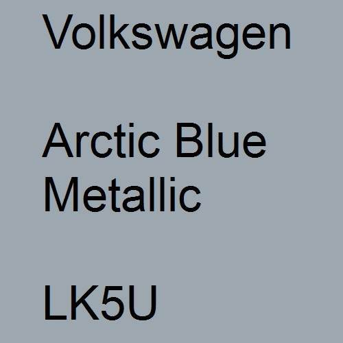 Volkswagen, Arctic Blue Metallic, LK5U.